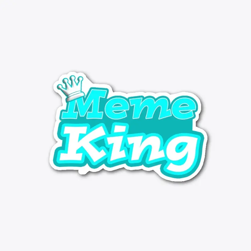 Meme King Sticker